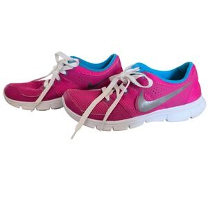 Nike Flex Experience RN 2 Running Shoes Pink Silver Blue Womens Size‎ 8